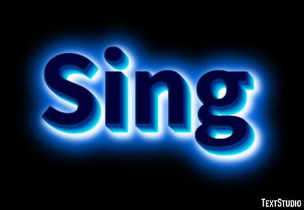 Sing Text Effect