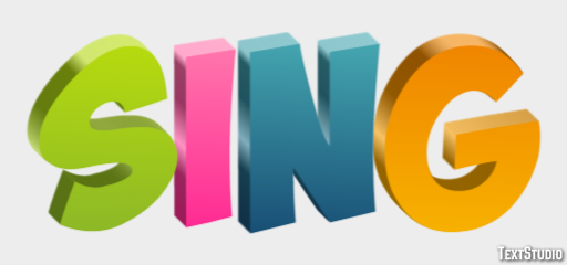 Sing Text Effect