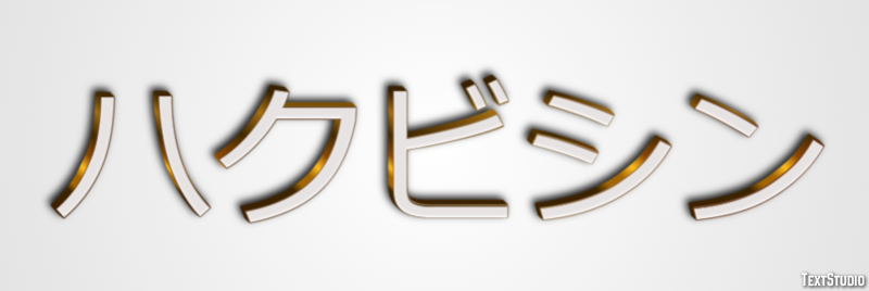 ハクビシン テキスト効果