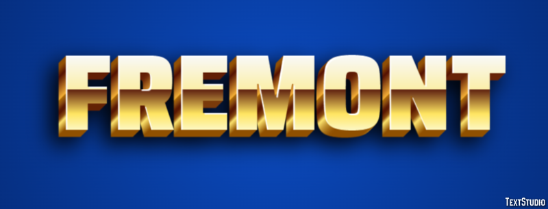 Fremont Texteffekt