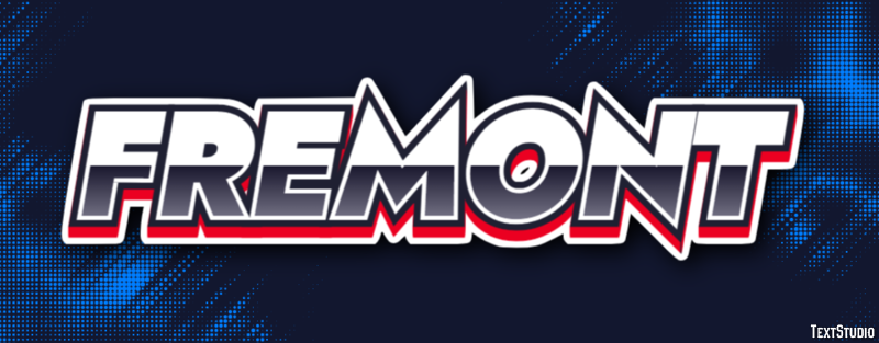 Fremont Effetto testo