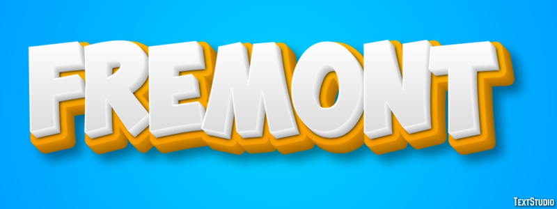 Fremont Effetto testo