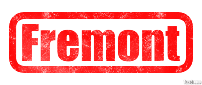 Fremont Effetto testo