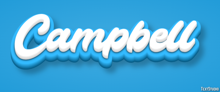 Campbell Texteffekt