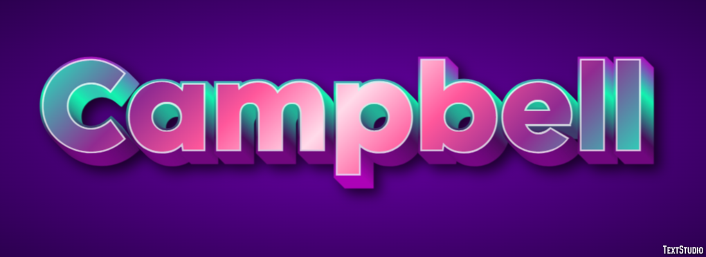 Campbell Texteffekt