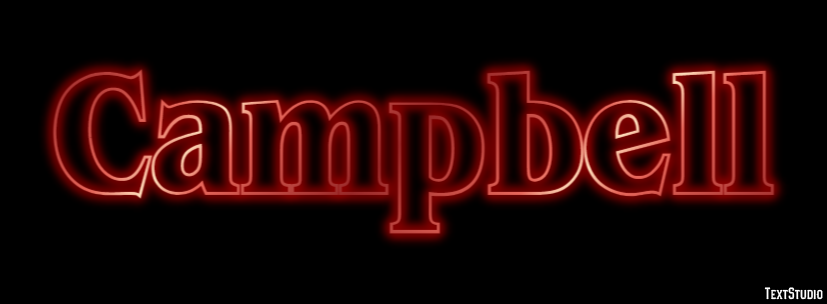 Campbell Texteffekt