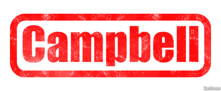 Campbell Text Effect