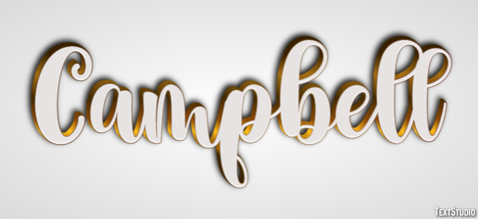 Campbell Text Effect