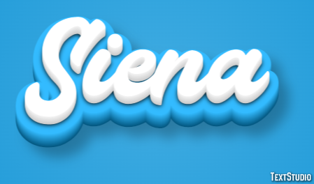 Siena Efekt tekstowy