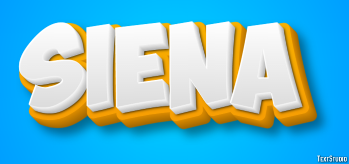 Siena Efekt tekstowy