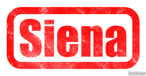 Siena Efekt tekstowy