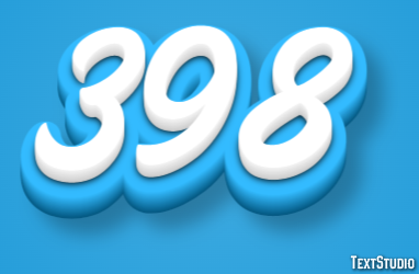 398 Text Effect