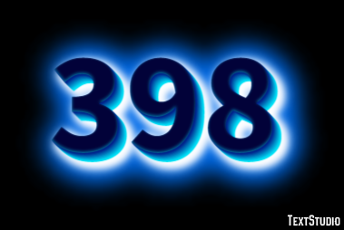 398 Texteffekt
