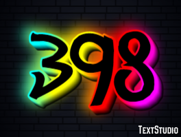 398 Text effect