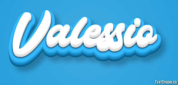 Valessio Effetto testo