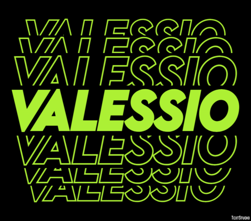 Valessio Effetto testo