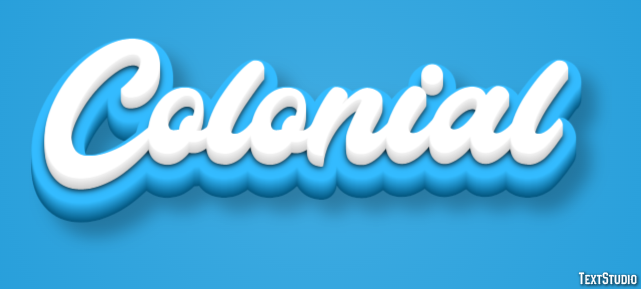 Colonial Efecto de Texto