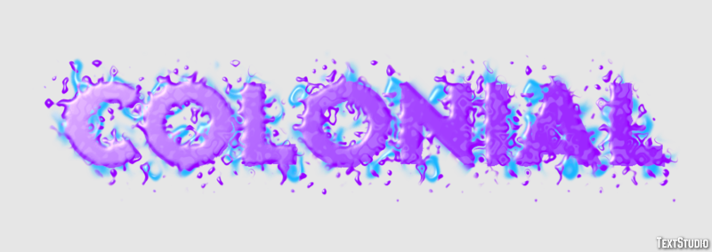 Colonial Text Effect