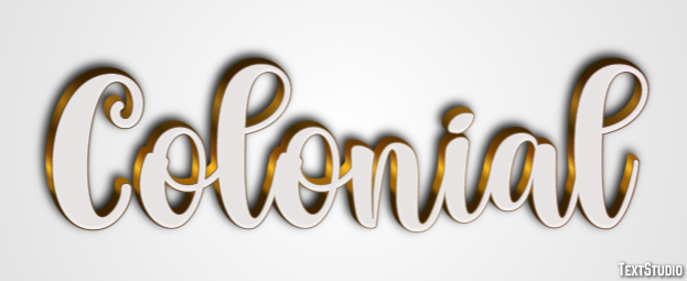 Colonial Efecto de Texto