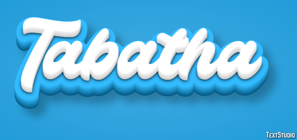 Tabatha Texteffekt