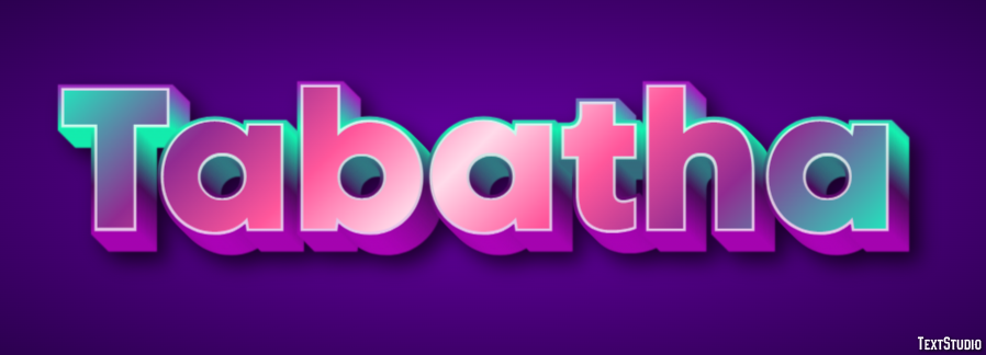 Tabatha Texteffekt