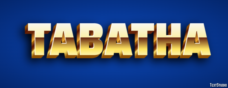 Tabatha Texteffekt
