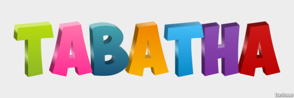 Tabatha Texteffekt