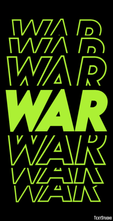 War Effet de Texte