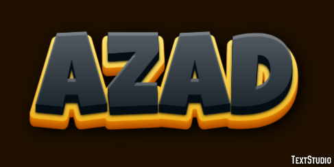 Azad Efecto de Texto