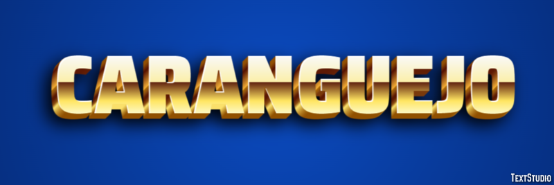 Caranguejo Efeito de texto