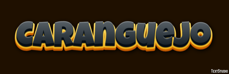 Caranguejo Efeito do texto