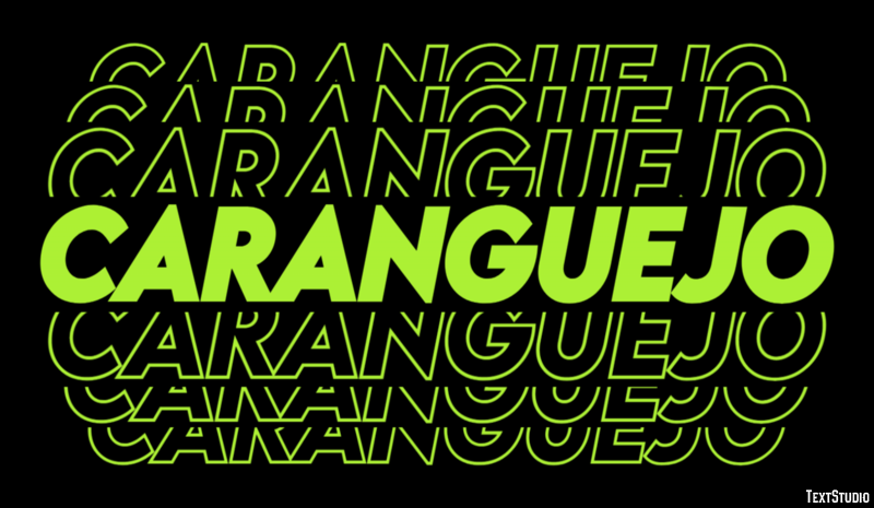 Caranguejo Efeito do texto