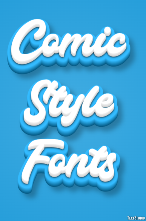Comic Style Fonts Text Effect