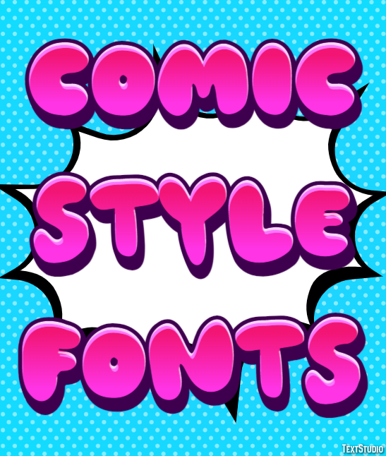 Comic Style Fonts Text Effect