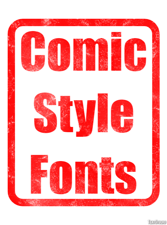 Comic Style Fonts Text Effect
