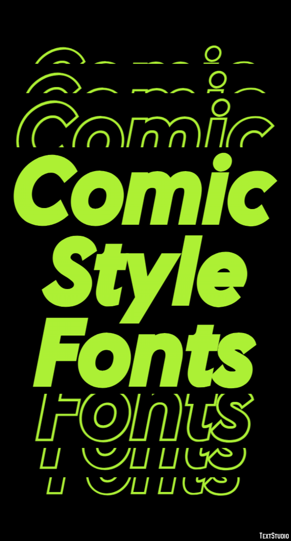 Comic Style Fonts Text Effect