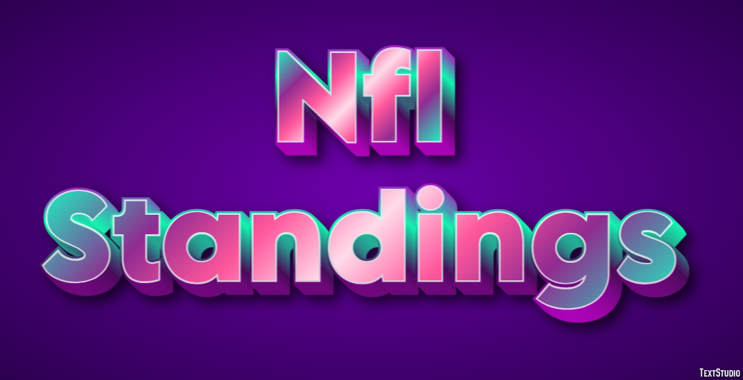 Nfl Standings Efeito de texto