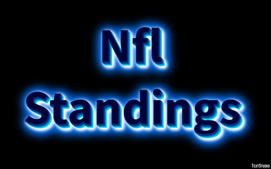 Nfl Standings Metin efekti