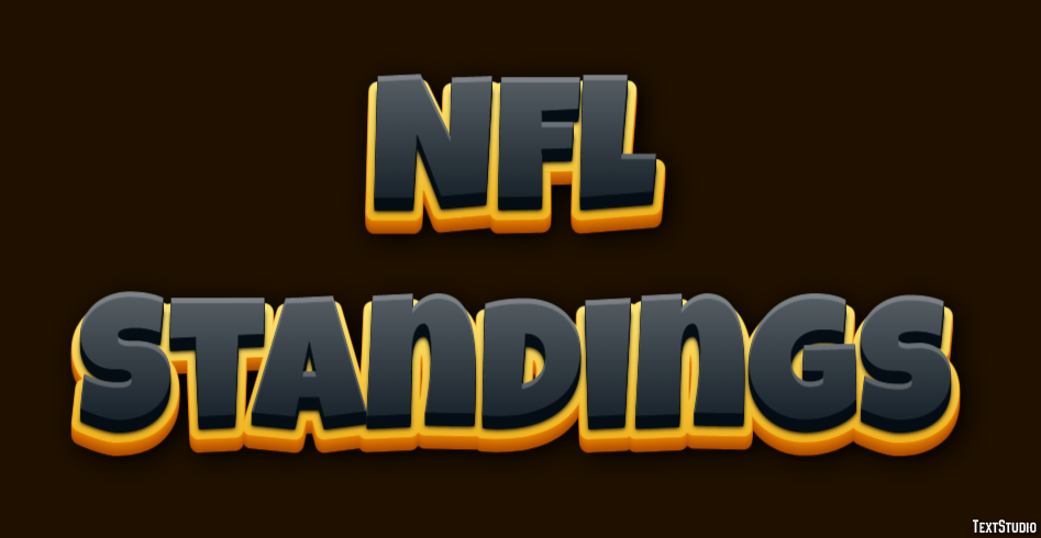 Nfl Standings Efeito de texto