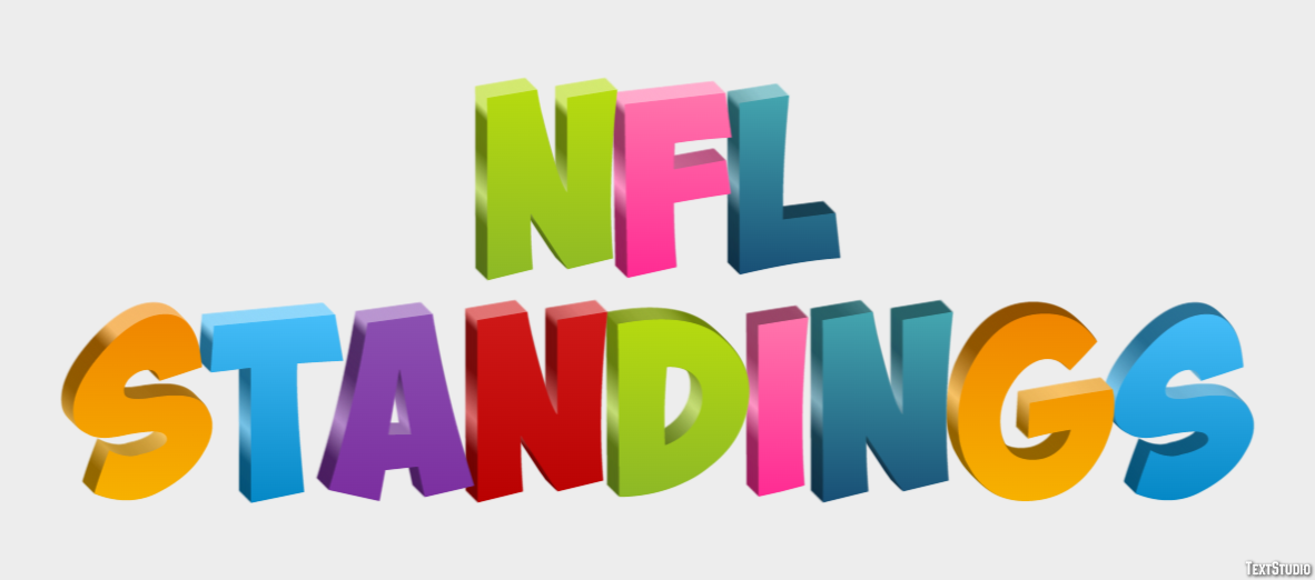Nfl Standings Efeito de texto