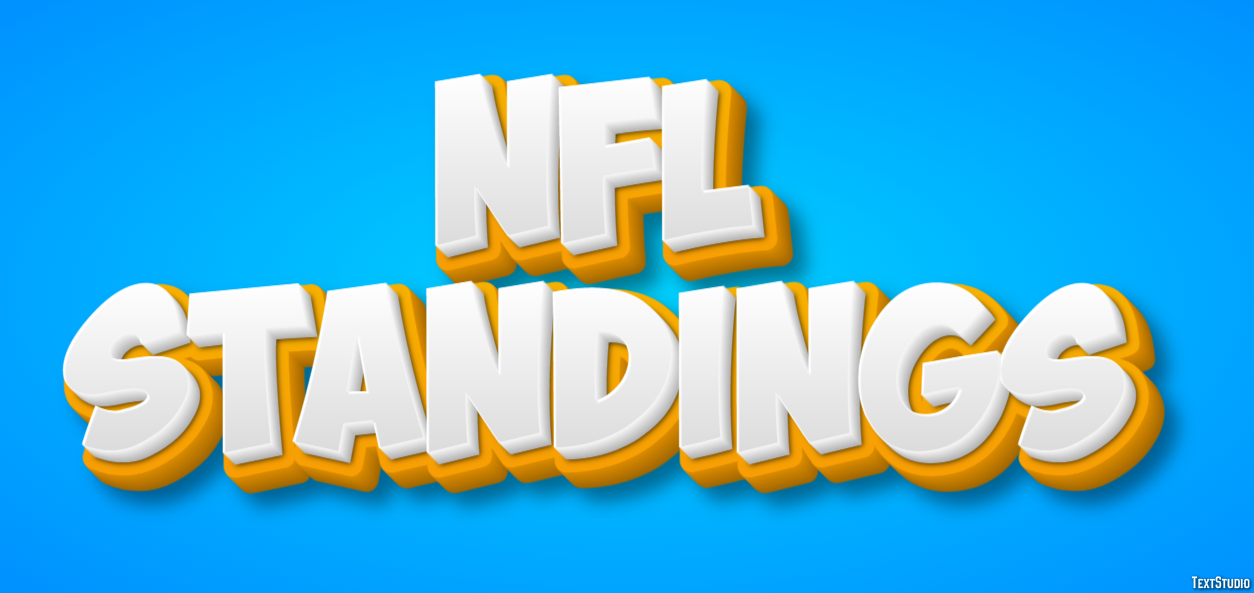 Nfl Standings Efeito de texto