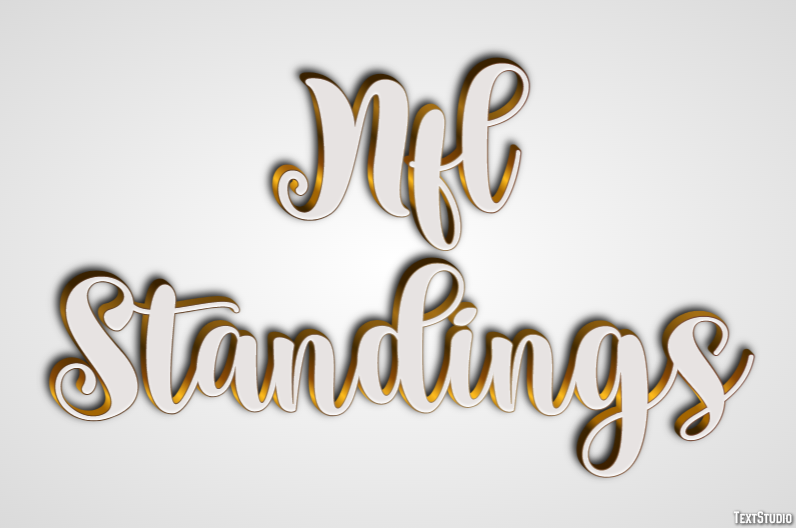 Nfl Standings Efeito de texto