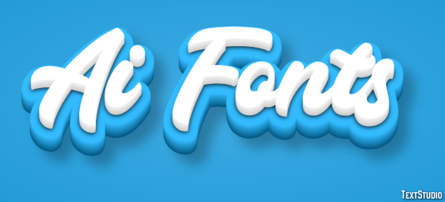 Ai Fonts Text effect