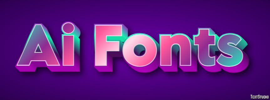Ai Fonts Effetto testo
