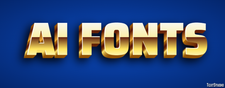 Ai Fonts Effetto testo