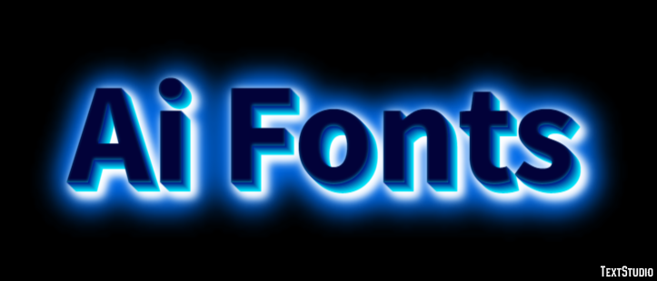 Ai Fonts Effetto testo