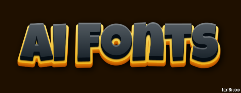 Ai Fonts Effetto testo