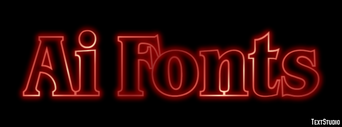 Ai Fonts Effetto testo
