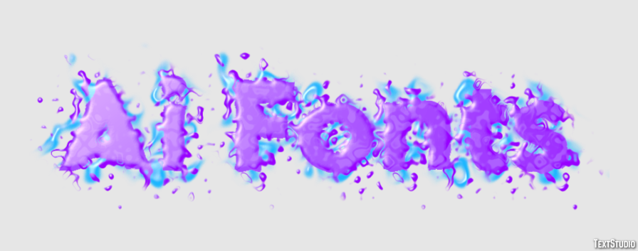 Ai Fonts Effetto testo
