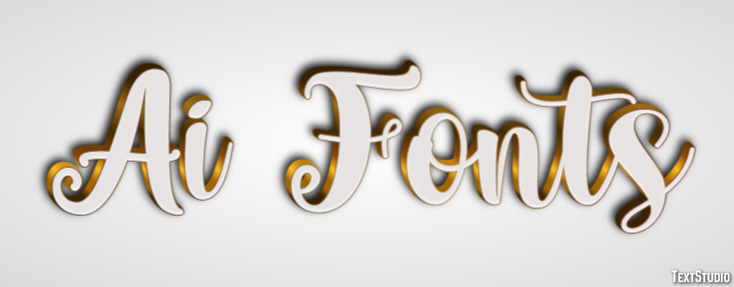 Ai Fonts Effetto testo